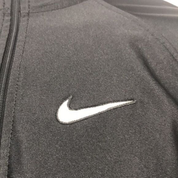 Nike Men's 1/4 Zip Cycling Jersey Black With red Trim - Picture 2 of 9